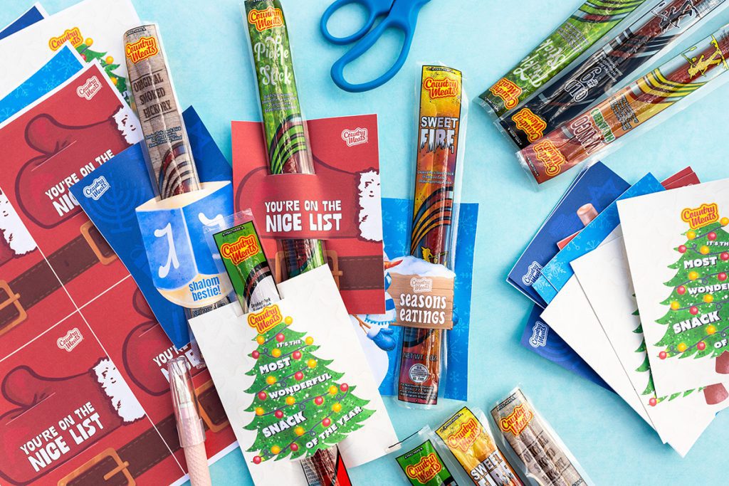 Holiday Grams with Country Meat sticks for a school fundraiser