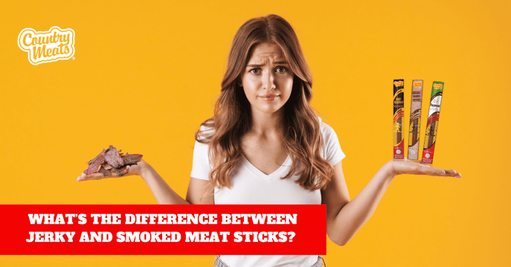 What's the difference between jerky and smoked meat sticks?