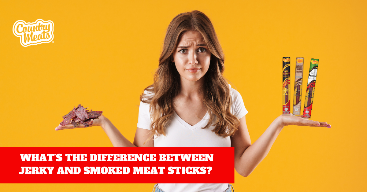 What’s the Difference Between Jerky and Smoked Meat Sticks? Country Meats